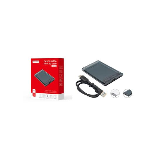 Imagem de Case Gaveta para HD e SSD MCS-2530 - Tomate