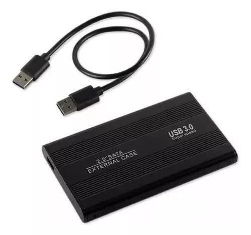 Imagem de Case Hd Externo Usb 3.0 Sata 2.5 NotebookCompativel com  Pc Xbox Ps3