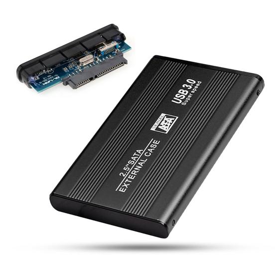 Case Hd Externo Usb Slim Adaptador Usb 3.0 Sata 3 Ssd Full Menor preço em Case Hd Externo Usb Slim Adaptador Usb 3.0 Sata 3 Ssd Full