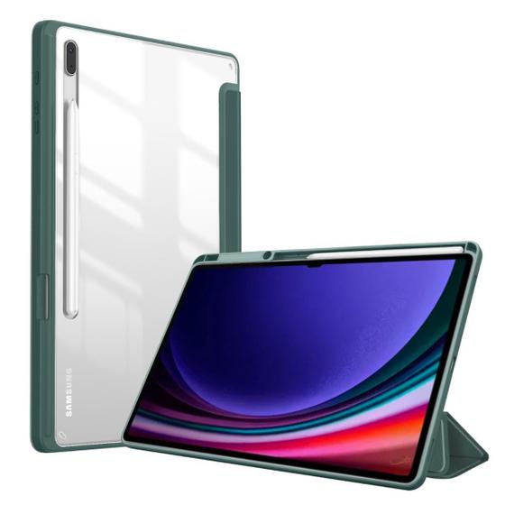 Imagem de Case Magnética Acrílico Slot Caneta Para Galaxy Tab S9+ 12.4