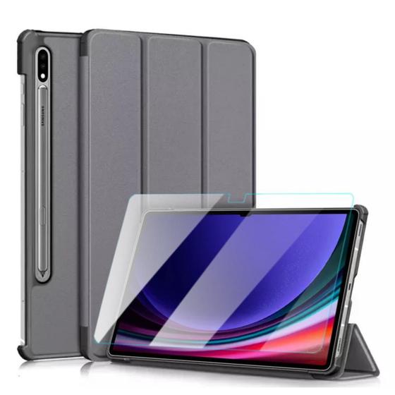 Imagem de Case Material Sintético Para Samsung Tab S9 11 + Película Vidro
