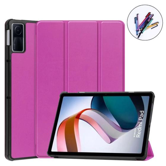 Imagem de Case material sintético Para Tablet Xiaomi Redmi Pad + Caneta