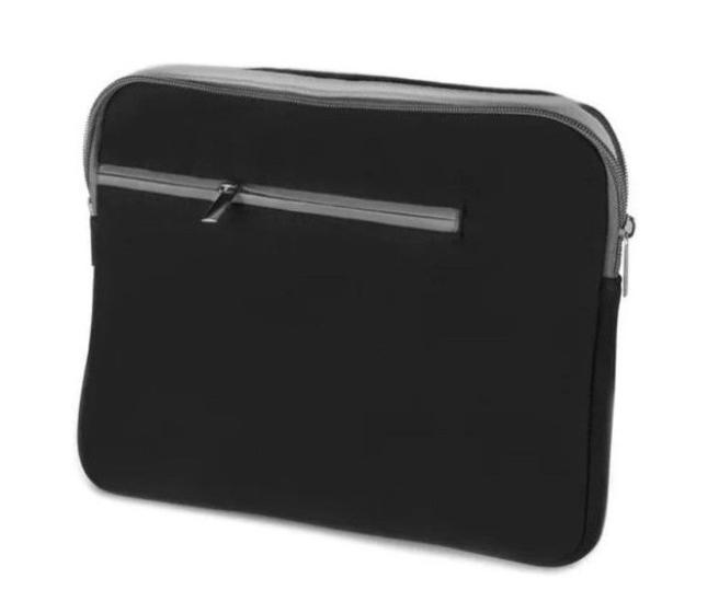 Case neoprene para notebook ate 14pol preto e cinza multilaser