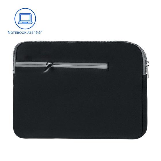 Imagem de Case Neoprene Preta para Notebook até 15,6" Multi - BO400