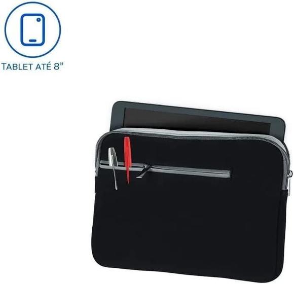 Imagem de Case Neoprene Preta Para Tablet Até 7.5 Multi - Bo441