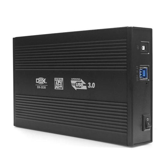 Imagem de Case Para Hd 3.5 Usb 3.0 Dex Preto Dx-3530