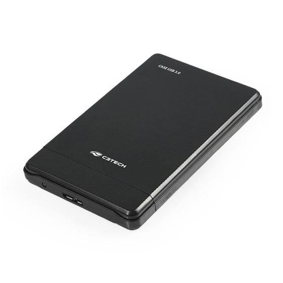 Imagem de Case Para Hd E Ssd De 2,5 Sata Ch-310Bk C3Tech