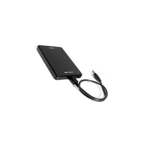 Imagem de Case Para Hd E Ssd Externo 2,5" Usb 2.0 C3tech Preto Ch-210bk 