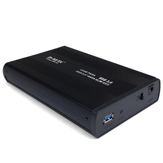 Case para HD's 3.5 USB 3.0 B-MAX BM-756 Menor preço em Case para HD's 3.5 USB 3.0 B-MAX BM-756