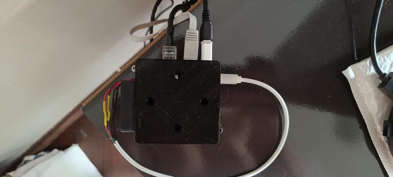 Imagem de Case Para NanoPi R2S Plus com suporte a FAN 40mm e 6 antenas