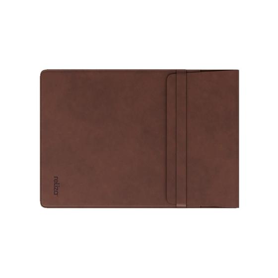 Imagem de Case para Notebook 14 Reliza material sintético - com Bolso Interno - Marrom - 009187