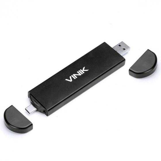 Imagem de Case para SSD M.2 com Conexão Dupla USB-A/USB-C - CSM2-USBAC - Vinik