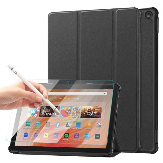 Imagem de Case + Película + Stylus Para Tablet Amazon Fire Hd 10 13º