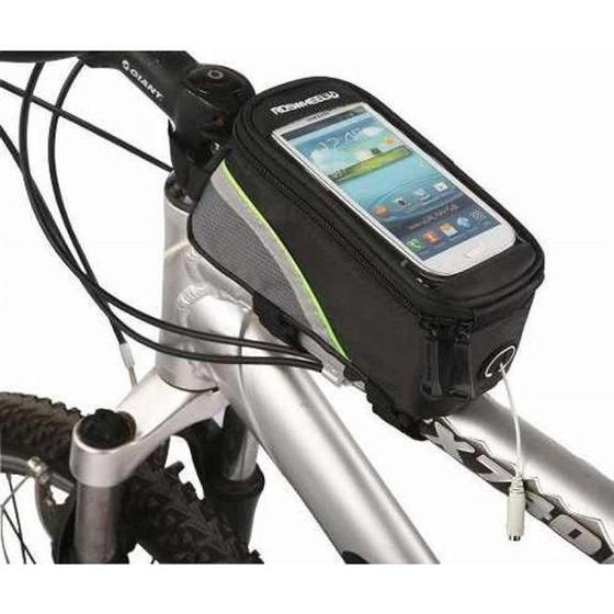 Imagem de Case Porta Celular Suporte De Quadro Para Bike Com Visor