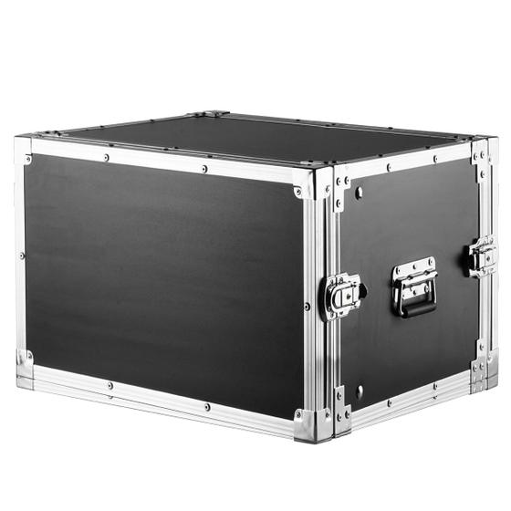 Imagem de Case Rack Periférico 8u Profissional Com 2 Trilhos Roscados