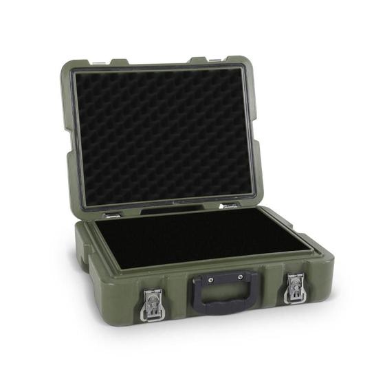 Imagem de Case Rígido Padrão Militar 39x29x14cm com Espuma Modeladora para Transporte de Equipamentos