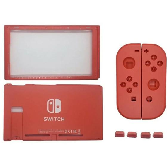 Case Shell Frame Substituição Carcaça Vermelha Mario Limited Compatível ...