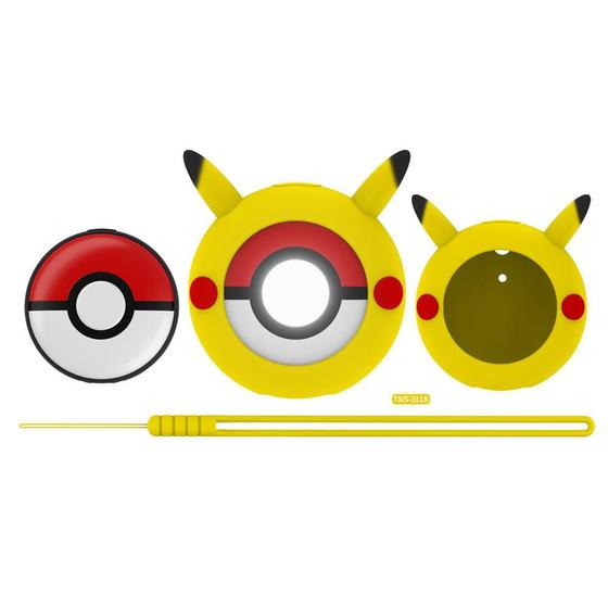 Imagem de Case Silicone Pikachu para Pokemon Go Plus c/ Cordão