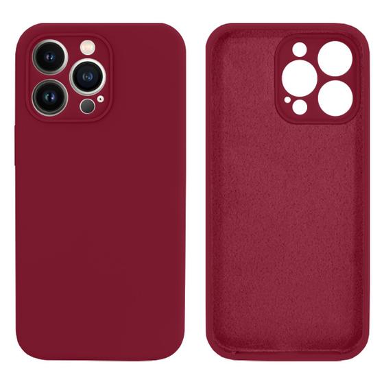 Imagem de Case Silicone Protege Cam Compatível com iPhone 13 Pro Max