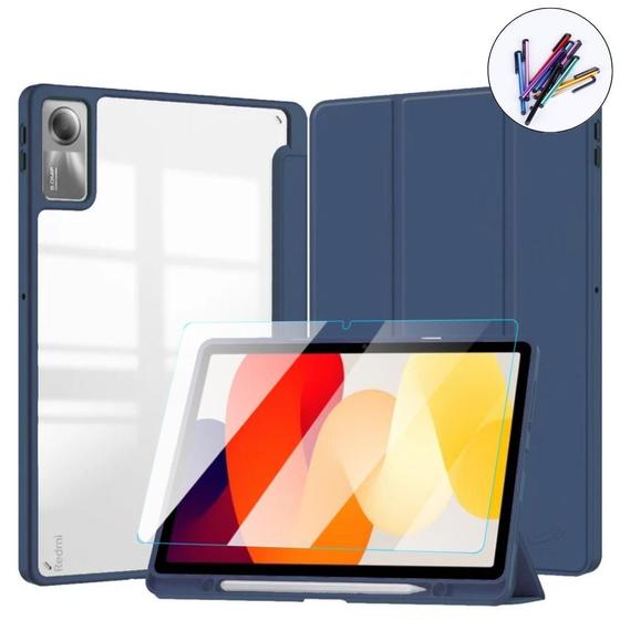 Imagem de Case Slot+ Vidro +Caneta Para Tablet Xiaomi Redmi Pad Se 11