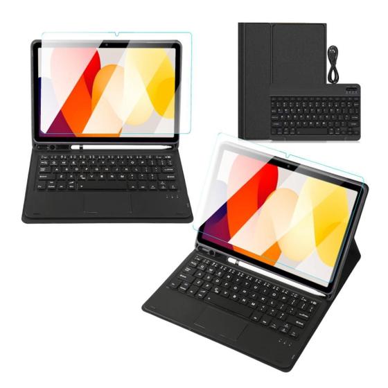 Imagem de Case Teclado Trackpad + Película Para Tablet Redmi Pad Se