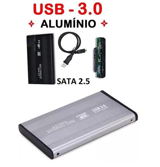 Case Usb 3.0 Capa Para Hd Sata De 2,5 De Notebook Menor preço em Case Usb 3.0 Capa Para Hd Sata De 2,5 De Notebook