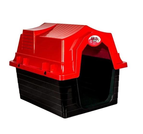 Imagem de Casinha cao n.3 - vermelha - jel plast