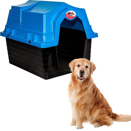 Casinha Casa Cachorros Gatos Pet Plástica Luxo N4 - JEL PLAST AZUL é boa?
