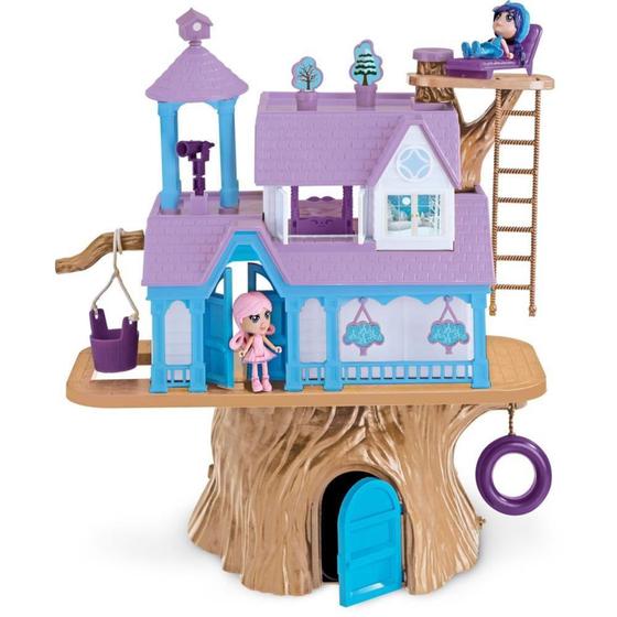 Imagem de Casinha de boneca casa na arvore snow c/ bonecos - HOMEPLAY