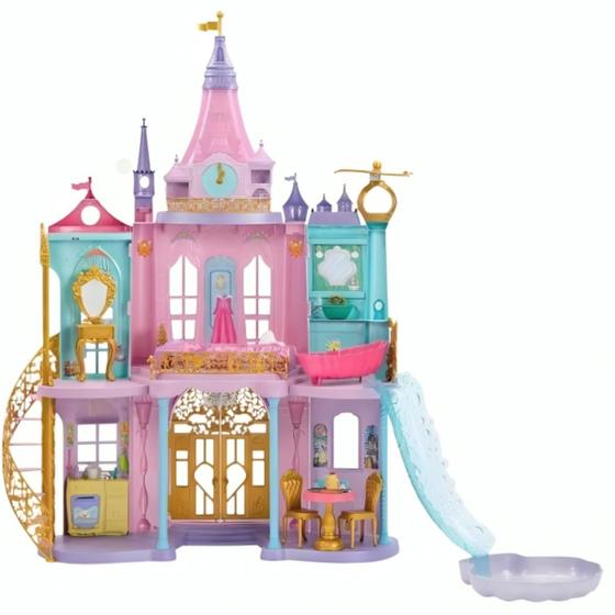 Imagem de Casinha De Bonecas Playset Castelo Dos Sonhos Princesas Disney HLW29 - Mattel 