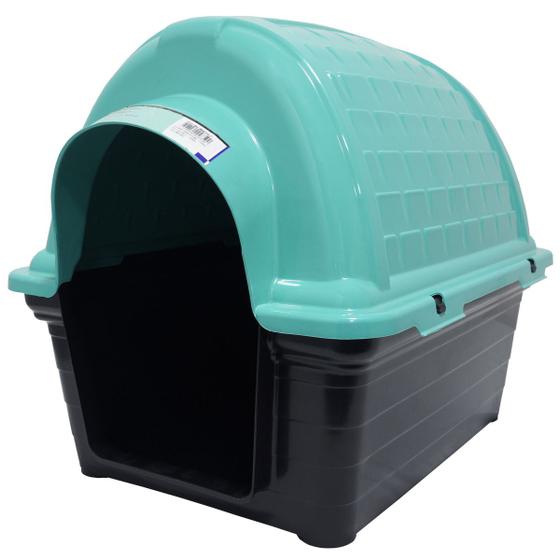 Imagem de Casinha de Cachorro Cão e Gato Plástica Iglu Número 5 Porte Médio Furacão Pet N5,0