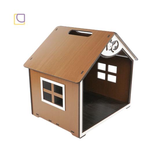 Casinha De Cachorro Gato Casa Pet Madeira MDF Menor preço em Casinha De Cachorro Gato Casa Pet Madeira MDF