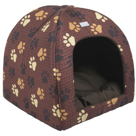 Imagem de Casinha Iglu Cookie 2x1 Avuk Pet Para Cachorro e Gato Com Almofada