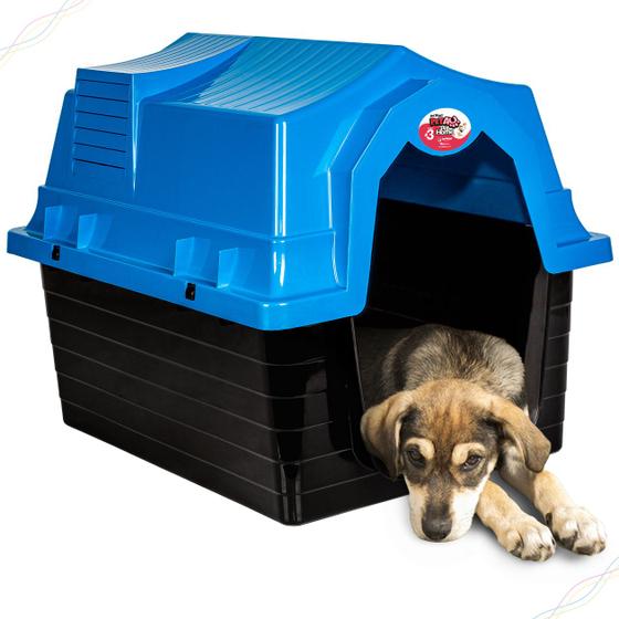 Imagem de Casinha Iglu Pet até 15 kg de Plástico Jet Plast Cachorro Cão