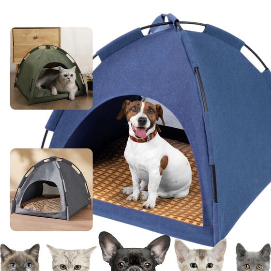 Imagem de casinha para cachorro cabana cães gatos pet proteção cama