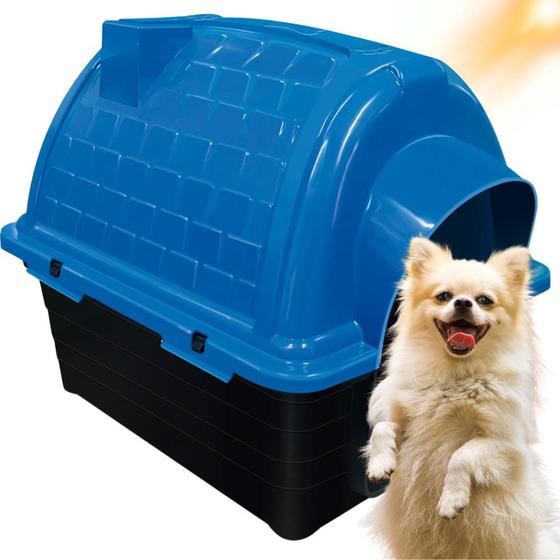 Imagem de Casinha Pets Raças Médias e Grandes N05 Iglu para Cachorro Azul  2877