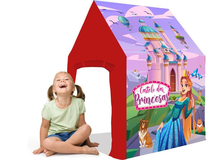 Imagem de Casinha Tenda Infantil Castelo Das Princesas Menina Criança Exclusividade Toys Plus