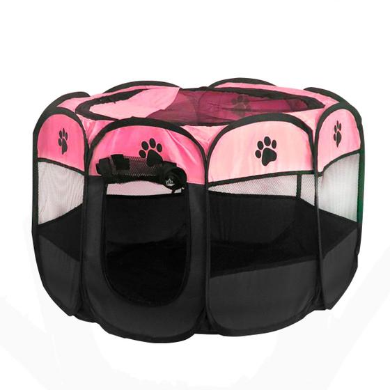 Imagem de Casinha Tenda Pet Gato Tecido Confortável Ar Livre Rosa