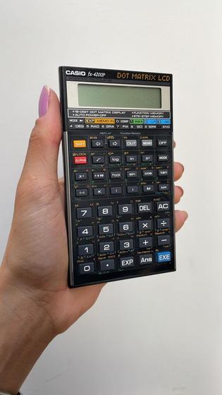 Imagem de Casio calculadora cientifica fx-4200p dot matrix