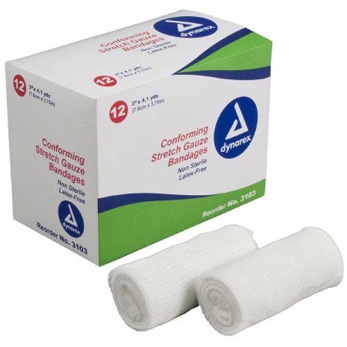 Imagem de Caso de Curativos Conformantes Dynarex - Pacote com 96 Unidades