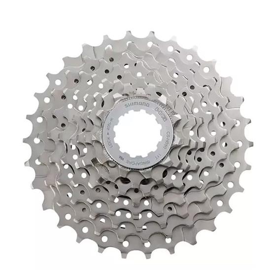 Imagem de Cassete Shimano Tourney TX CSHG200 8V 1232D  Trocas Hyperglide Suaves e Confiáveis para sua MTB  VS Bike