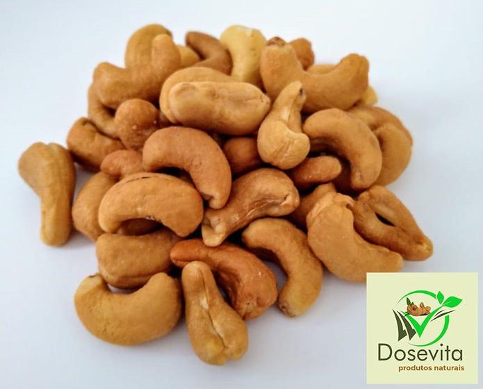 Imagem de Castanha de caju, com sal, com 1kg (embalada a vácuo).