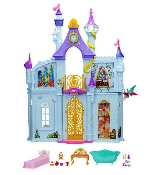 Imagem de Castelo Casa Palácio Real Gigante Com Acessórios E Móveis Princesas Disney Boneca Barbie - Hasbro