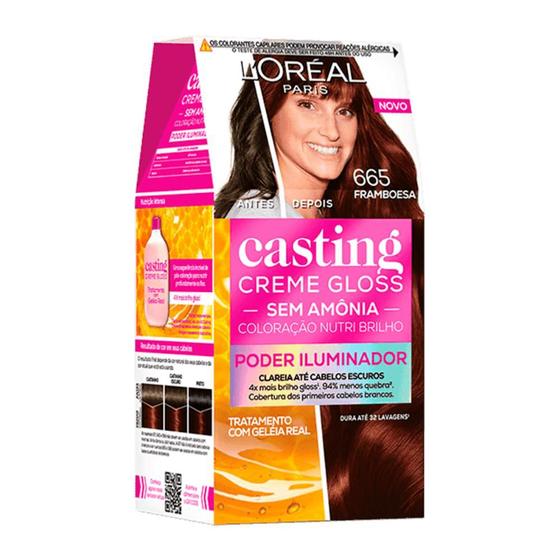 Imagem de Casting creme gloss loreal tintura  high framboesa 665