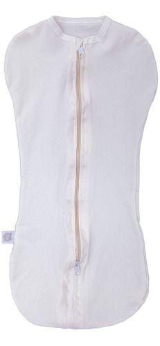 Imagem de Casulo Charutinho Cueiro Swaddle Bebê Saco De Dormir Cobertor com Ziper Algodão Macio Antialergico Utero Acalma Zip