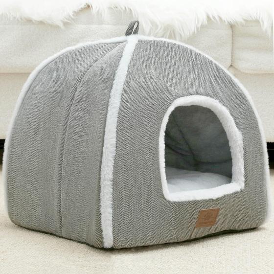 Imagem de Cat Bed Cave Dobrável para Corridas de Vento de Gatos em ambientes fechados