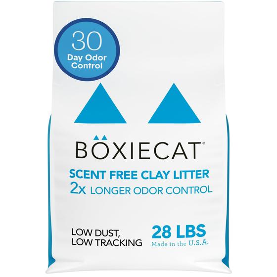 Imagem de Cat Litter Boxie, sem perfume, 30 dias, controle natural de odor 12,7 kg