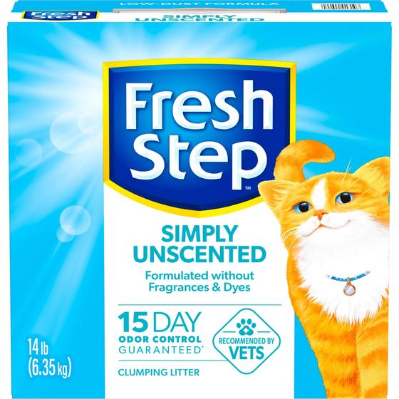 Imagem de Cat Litter Fresh Step Simply Unperfumed Grumping 6,35 kg