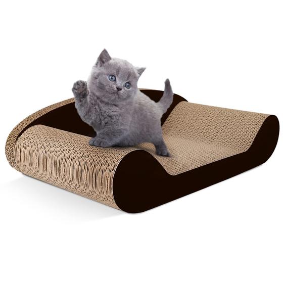 Imagem de Cat Scratcher Bed HALOVIE, tamanho grande, Scratch Pad, papelão