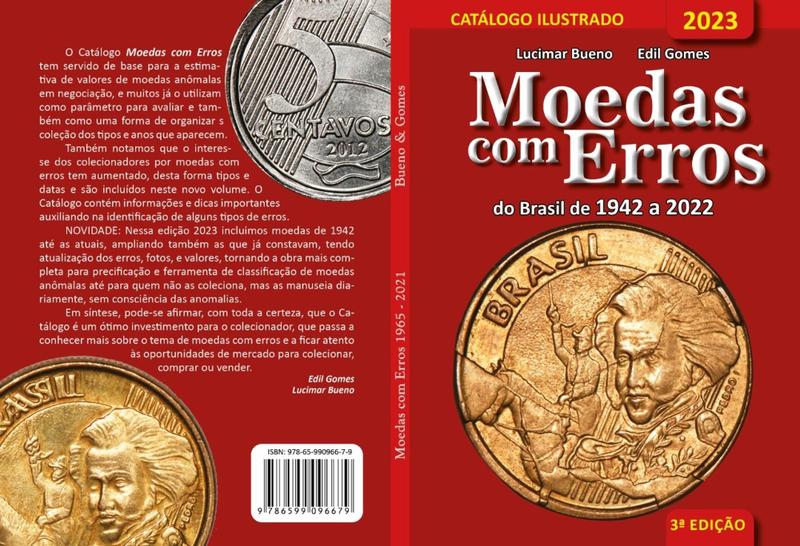 Imagem de Catálogo Moedas Erros E Variantes 2023 - Edil Gomes 3ªed.